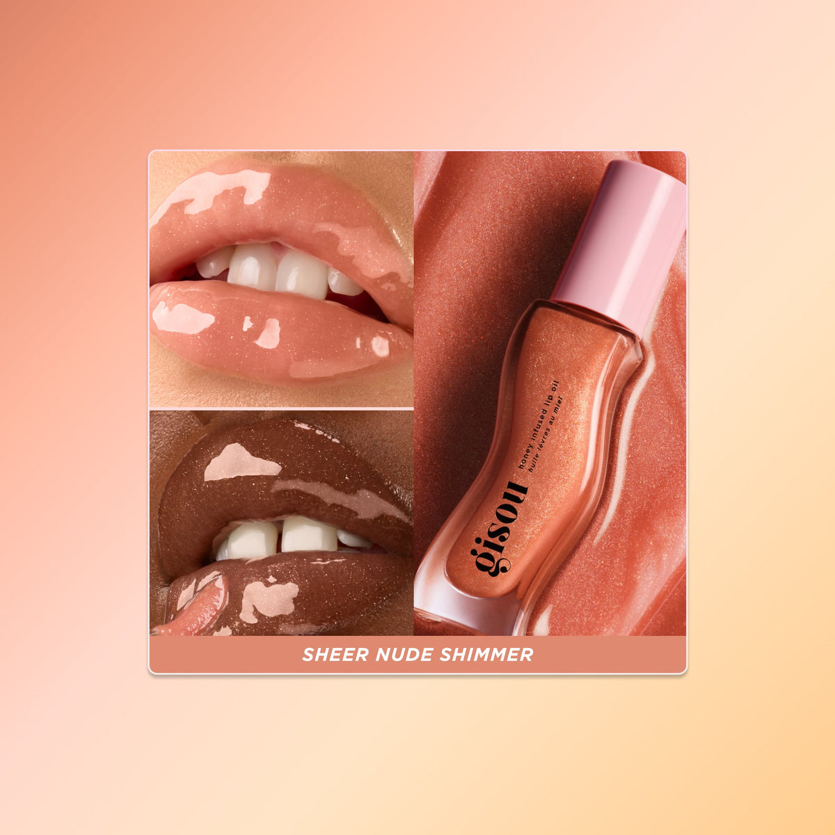 GISOU HONEY INFUSED LIP OIL (Glazed Plum)