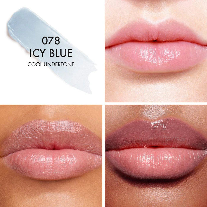 CHRISTIAN DIOR LIP GLOW LIP BALN HYDRATION ( 078 ICY BLUE)