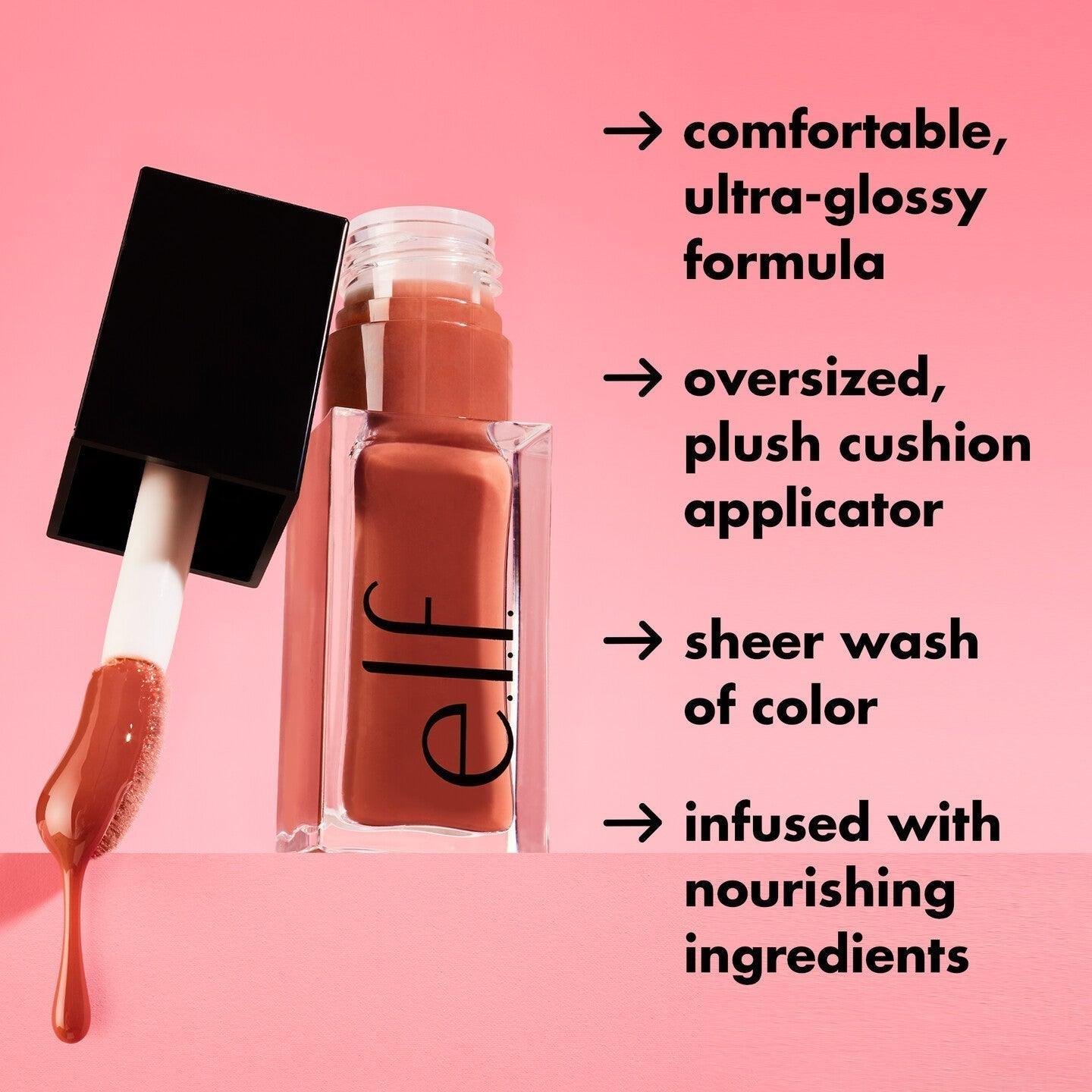 E.L.F Glow Reviver Lip Oil (Coral Fixation)