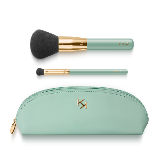 KIKO MILANO THREADS OF TIME BRUSHES CASE
