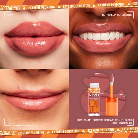 Nyx Professional Makeup Duck Plump High Pigment Plumping Lip Gloss (2-BANGIN' BARE)