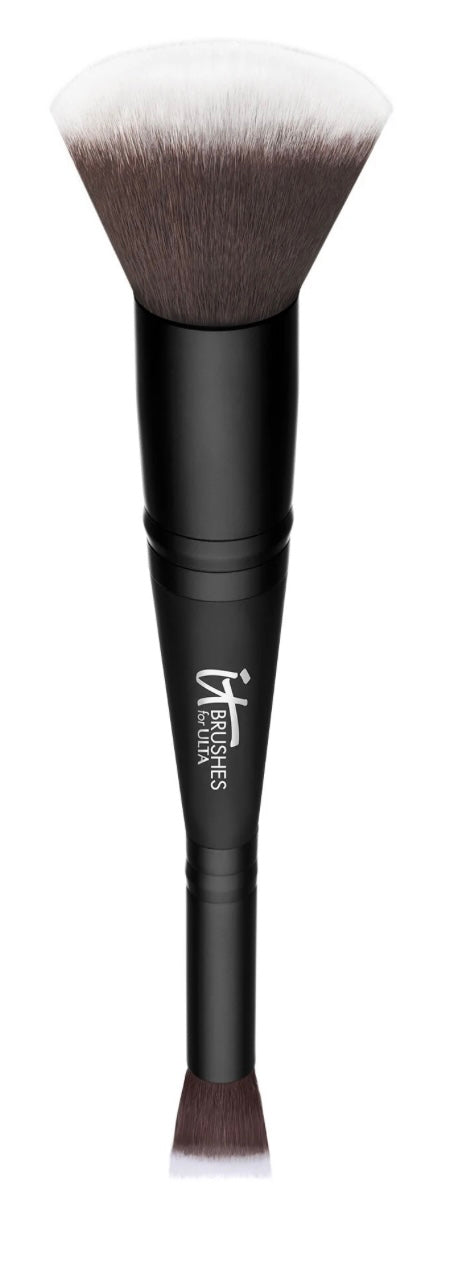 IT BRUSHES™ AIRBRUSH DUAL-ENDED FLAWLESS COMPLEXION CONCEALER & FOUNDATION BRUSH #132
