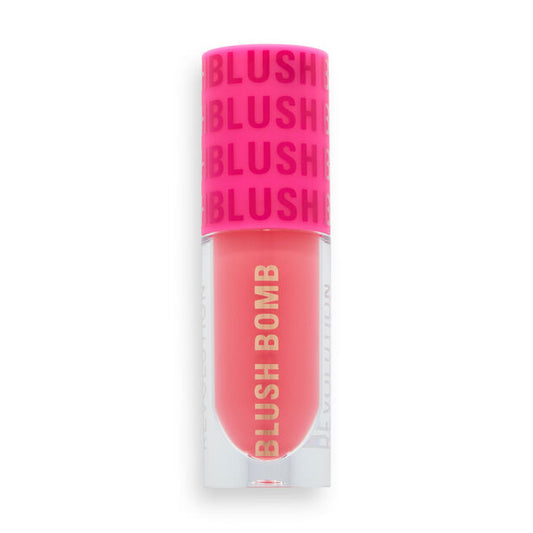 Makeup Revolution Blush Bomb Cream Blusher (Savage Coral)