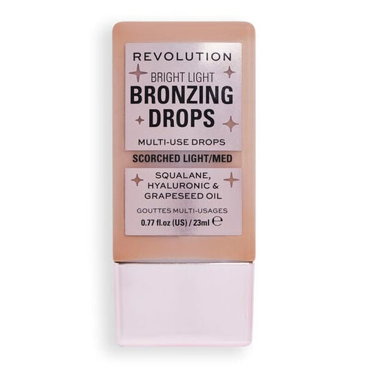 REVOLUTION BEAUTY REVOLUTION BRIGHT LIGHT BRONZING DRP -LIGHT MEDIUM