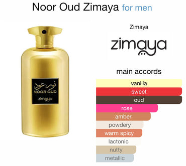 Zimaya Noor Oud Eau De Parfum-Men