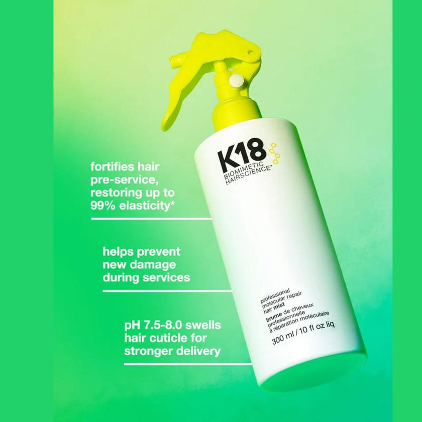K18 BIOMIMETIC HAIRSCIENCE PRO MOLECULAR REPAIR HAIR MIST 300ML