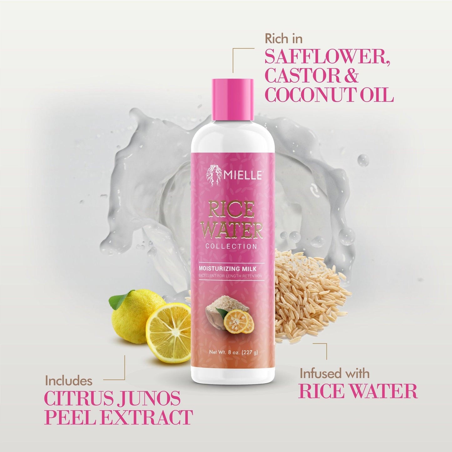 Mielle Rice Rice Water Collection Moistrizing Milk (227G)