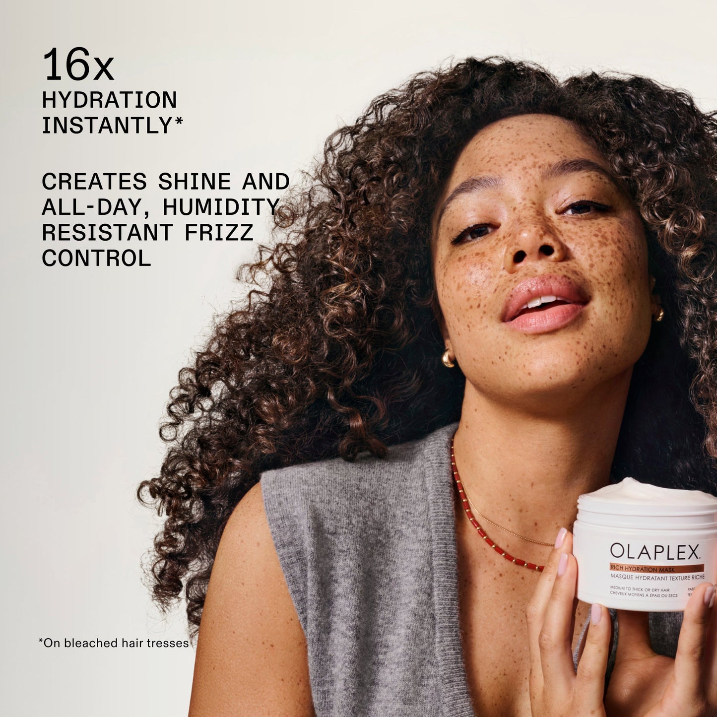 Olaplex Rich Moisture Hydration and Anti-Frizz Hair Mask for Dry or Medium to Thick Hair