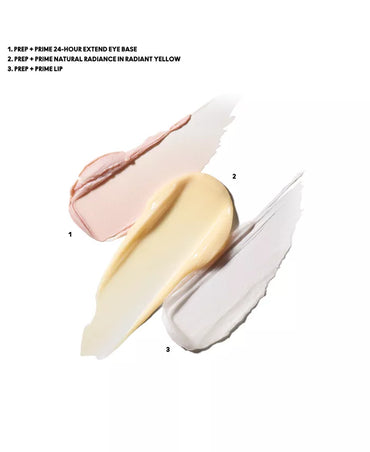 MAC COSMETICS 3 PIECES PRIMPED & PREPPED SET (RADIANT YELLOW)