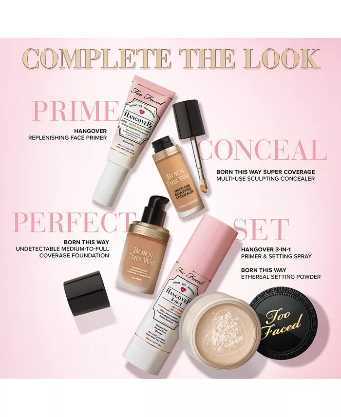 TOO FACED BORN THIS WAY FLAWLESS COVERAGE NATURAL FINISH FOUNDATION (LIGHT BEIGE)
