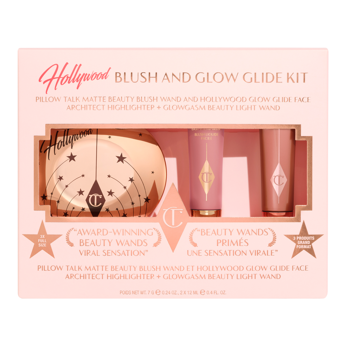 CHARLOTTE TILBURY HOLLYWOOD BLUSH AND GLOW GLIDE KIT