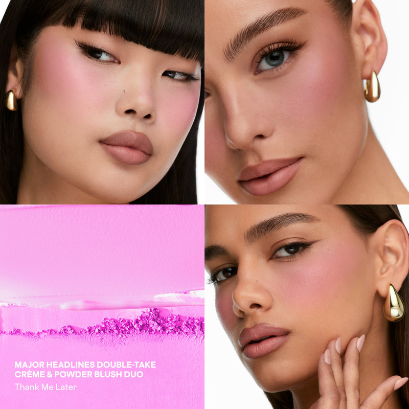 PATRICK TA MAJOR HEADLINES - DOUBLE-TAKE CREME & POWDER BLUSH DUO(THANK ME LATER)