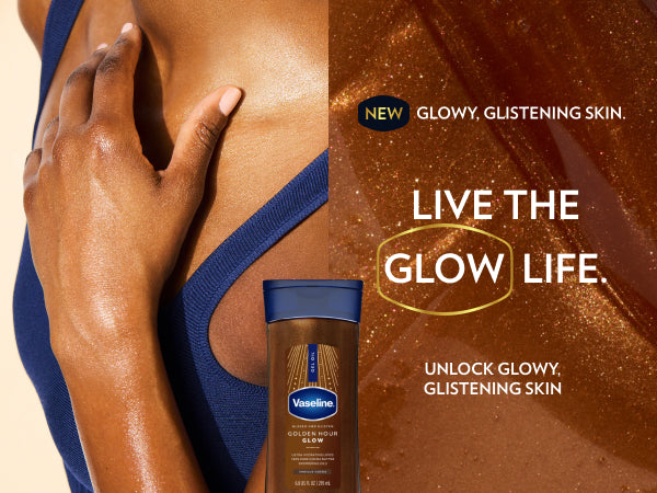 VASELINE GLAZED AND GLISTEN GOLDEN HOUR GLOW