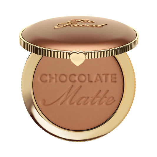 TOO FACED Chocolate Soleil Matte Bronzer Rich, Natural-Looking Tan (CHOCOLAT MATTE)