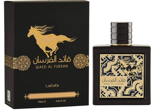 Lattafa Qaed Al Fursan Unlimited Eau De Parfum  For Unisex (Black)