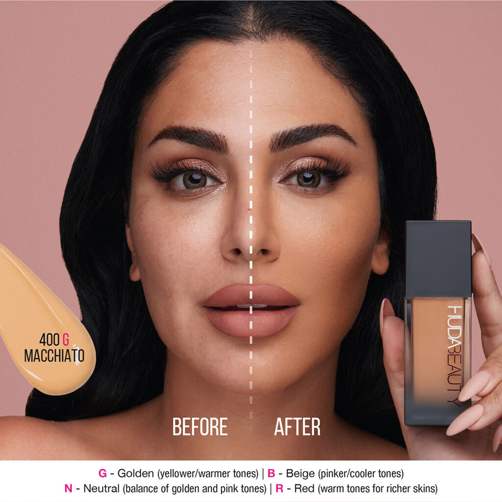 HUDA BEAUTY #FAUXFILTER LUMINOUS MATTE FOUNDATION (400 macchiato)