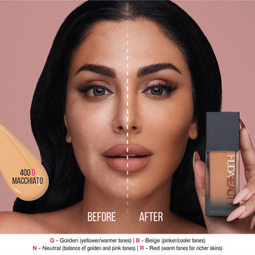 HUDA BEAUTY #FAUXFILTER LUMINOUS MATTE FOUNDATION  (400 macchiato)