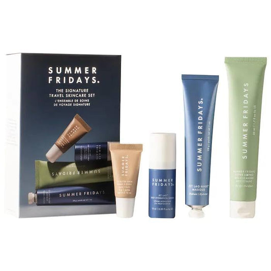 SUMMER FRIDAYS THE SIGNATURE TRAVEL SKINCARE SET