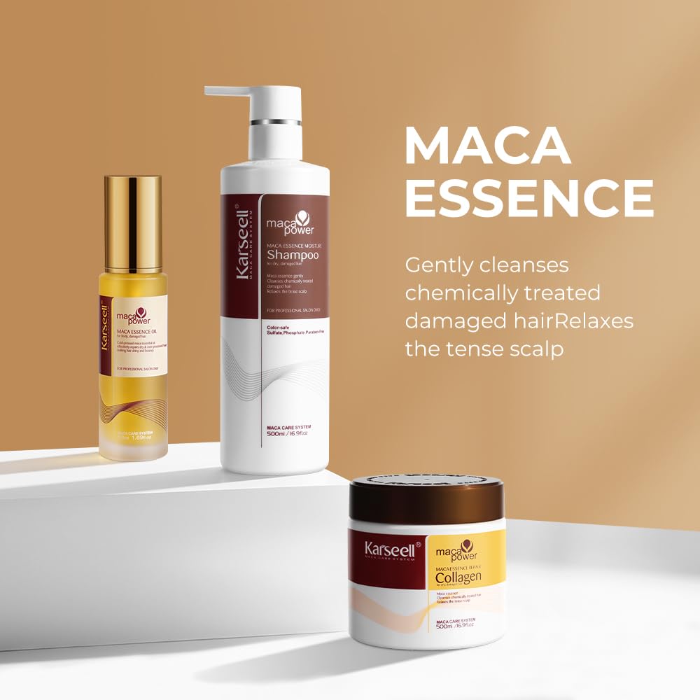 KARSELL COLLAGEN HAIR TREATMENT SET IN A LIMITED EDITION BOX OF 3 FULL SIZE