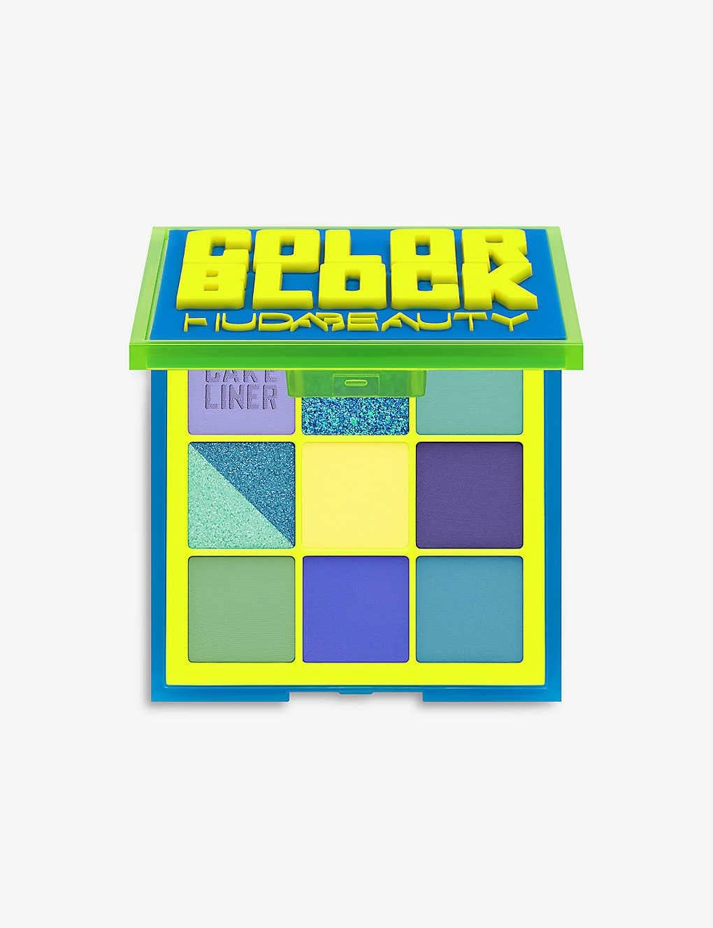 HUDA BEAUTY COLOR BLOCK EYESHADOW PALETTE (BLUE&GREEN)