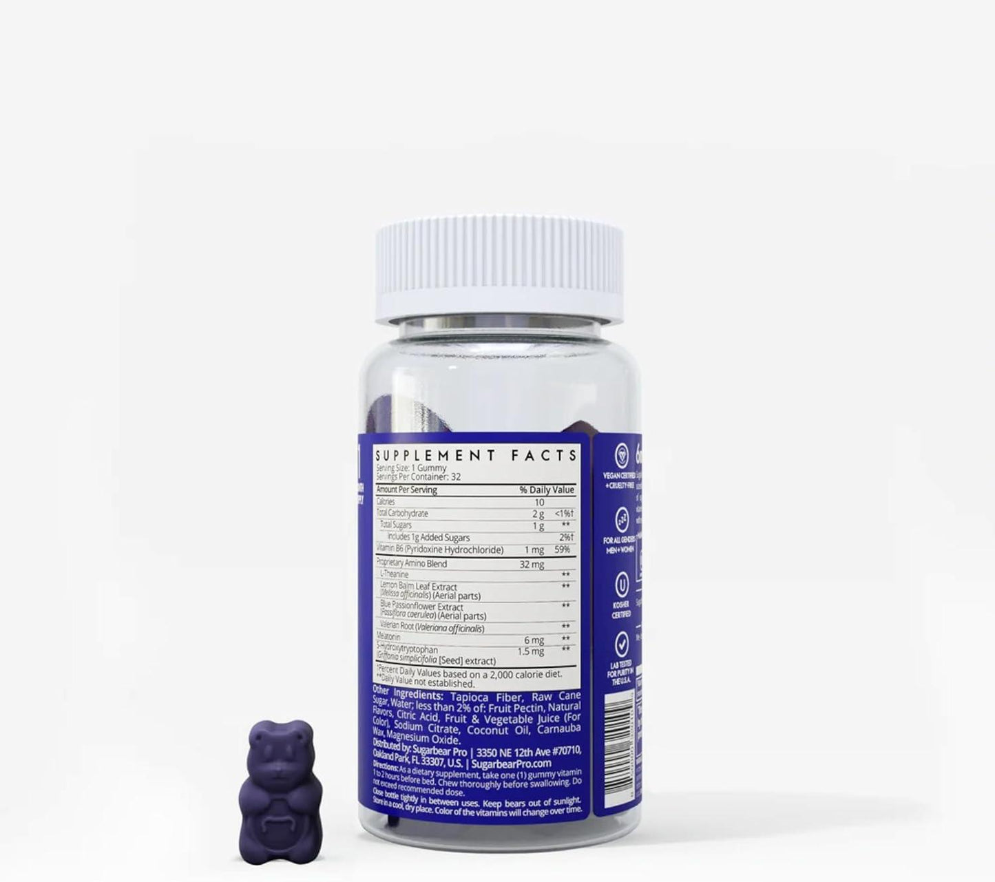 SUGARBEAR PRO SLEEP VITAMINS NEW FORMULA (1 MONTH SUPPLY)