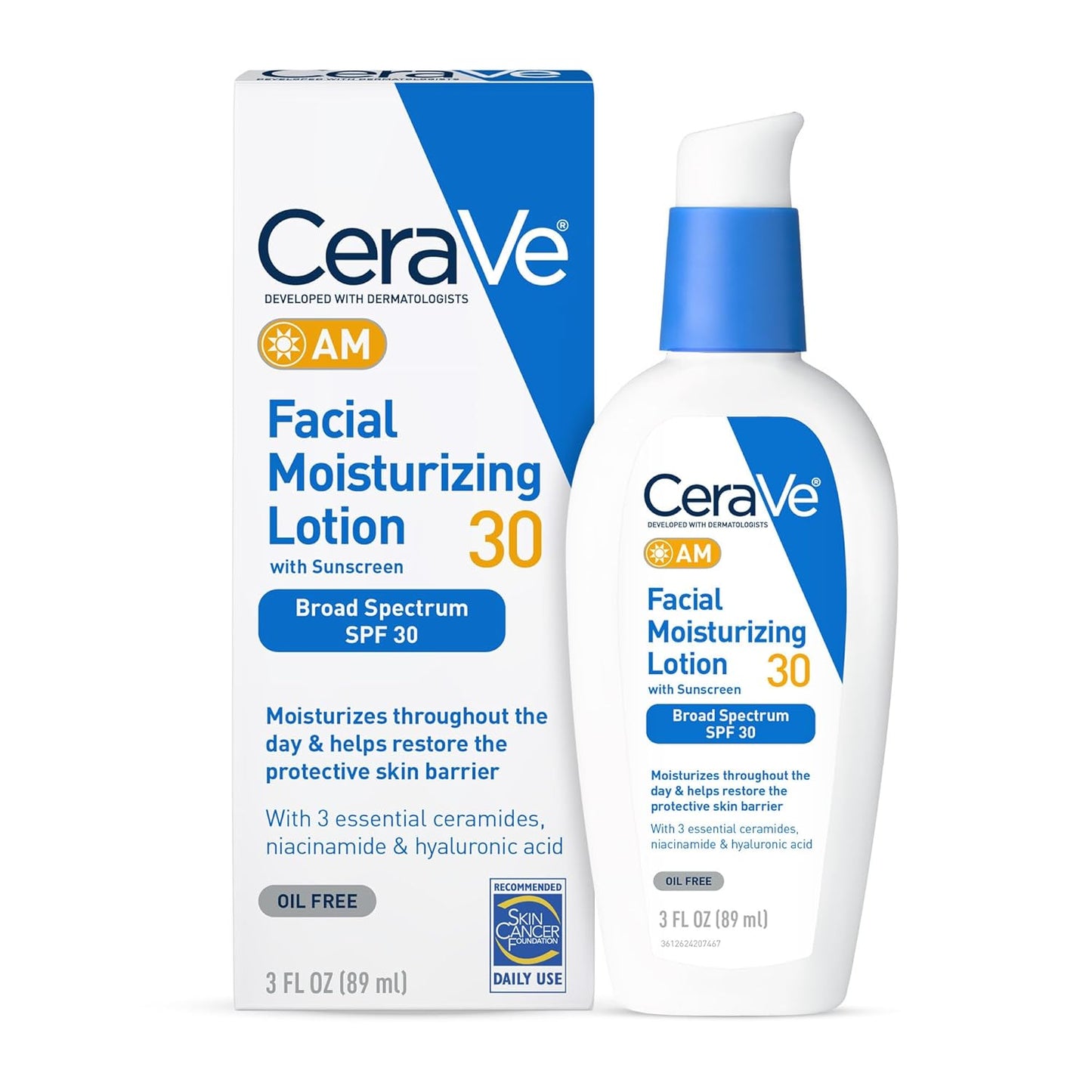 CERAVE AM FACIAL MOSITURIZING LOTION WITH SPF 30