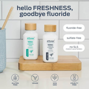 DR.TUNGS HERBAL TOOTHPAST TABLET FLORIDE FREE (MINT-FREE)