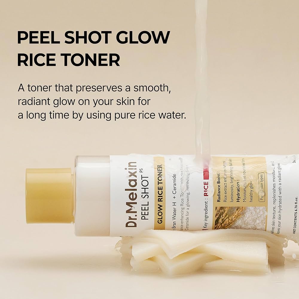 DR.MELAXIN PEEL SHOT GLOW WHITE RICE TONER