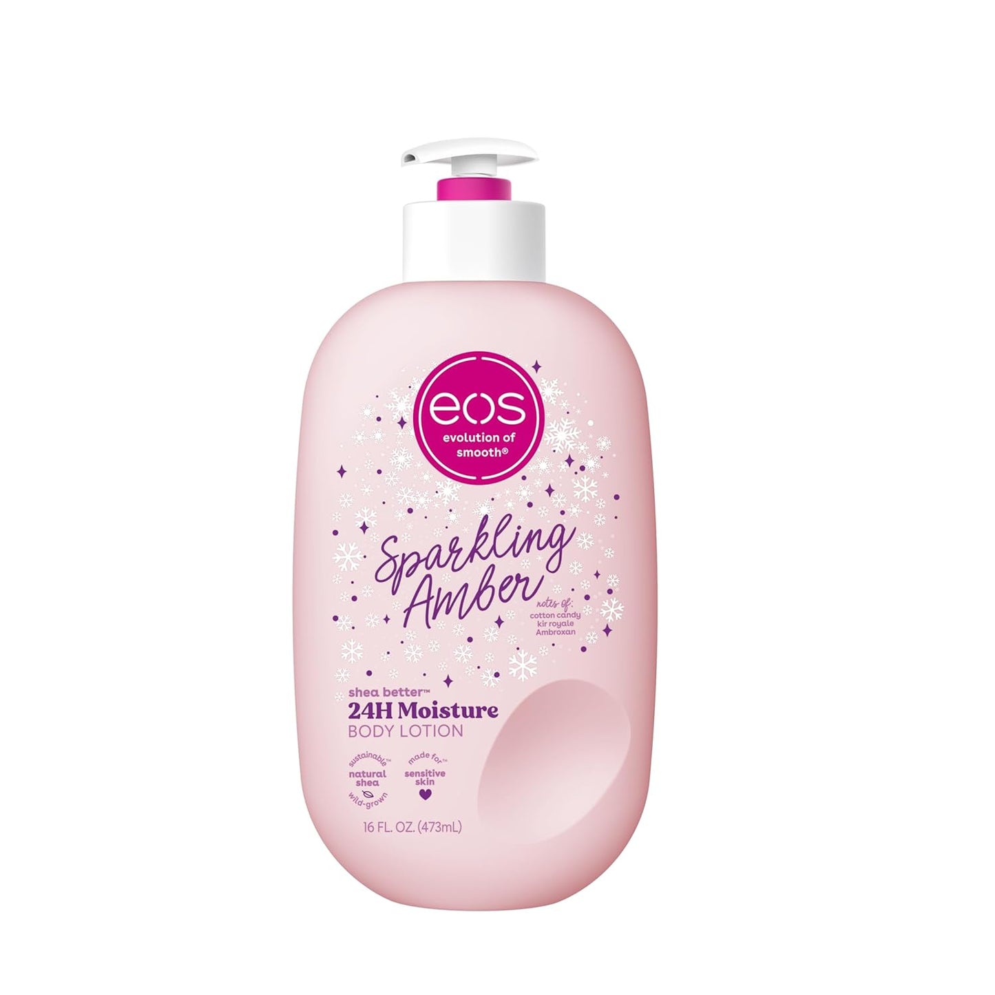 Eos Shea Butter 24 H Moisture Body Lotion (SPARKLING AMBER)
