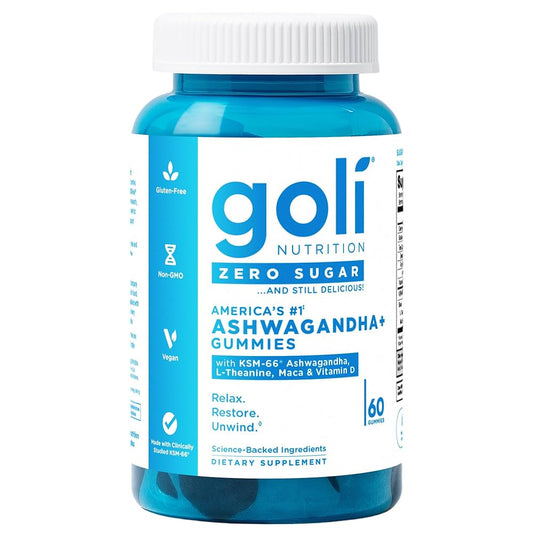 GOLI NUTRITION ZERO SUGAR ASHWAGANDHA GUMMIES