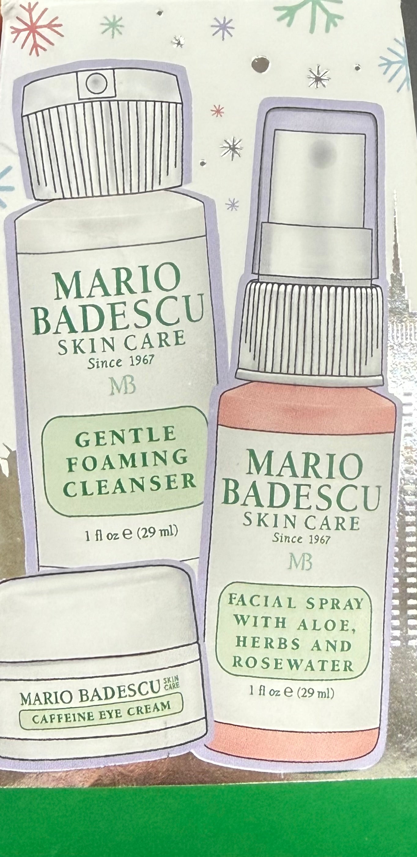 MARIO BADESCU SKINCARE GIFT SET OF 3 MINI PIECES