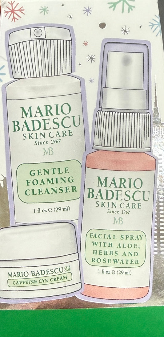 MARIO BADESCU SKINCARE GIFT SET OF 3 MINI PIECES