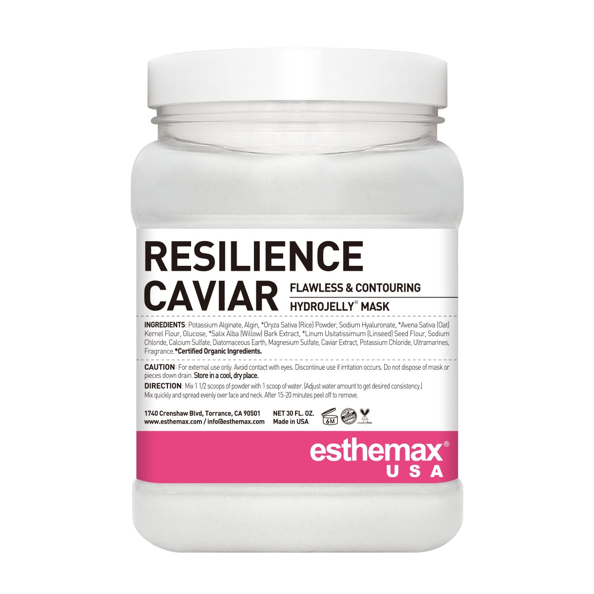 ESTHEMAX HYDROJELLY® MASKS NATURAL (RESILIENCE CAVIAR)