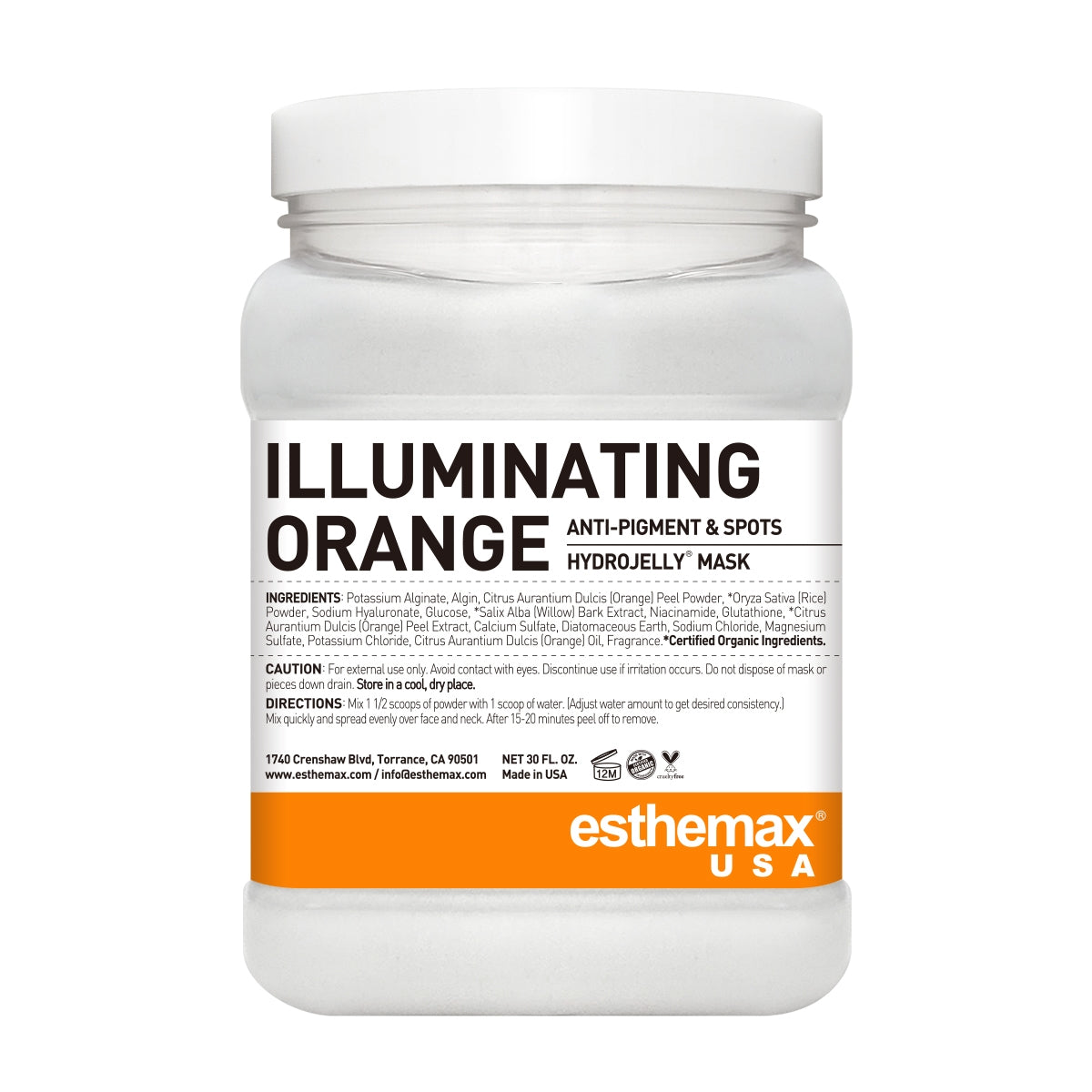 ESTHEMAX HYDROJELLY® MASKS NATURAL (ILLUMINATING ORANGE)