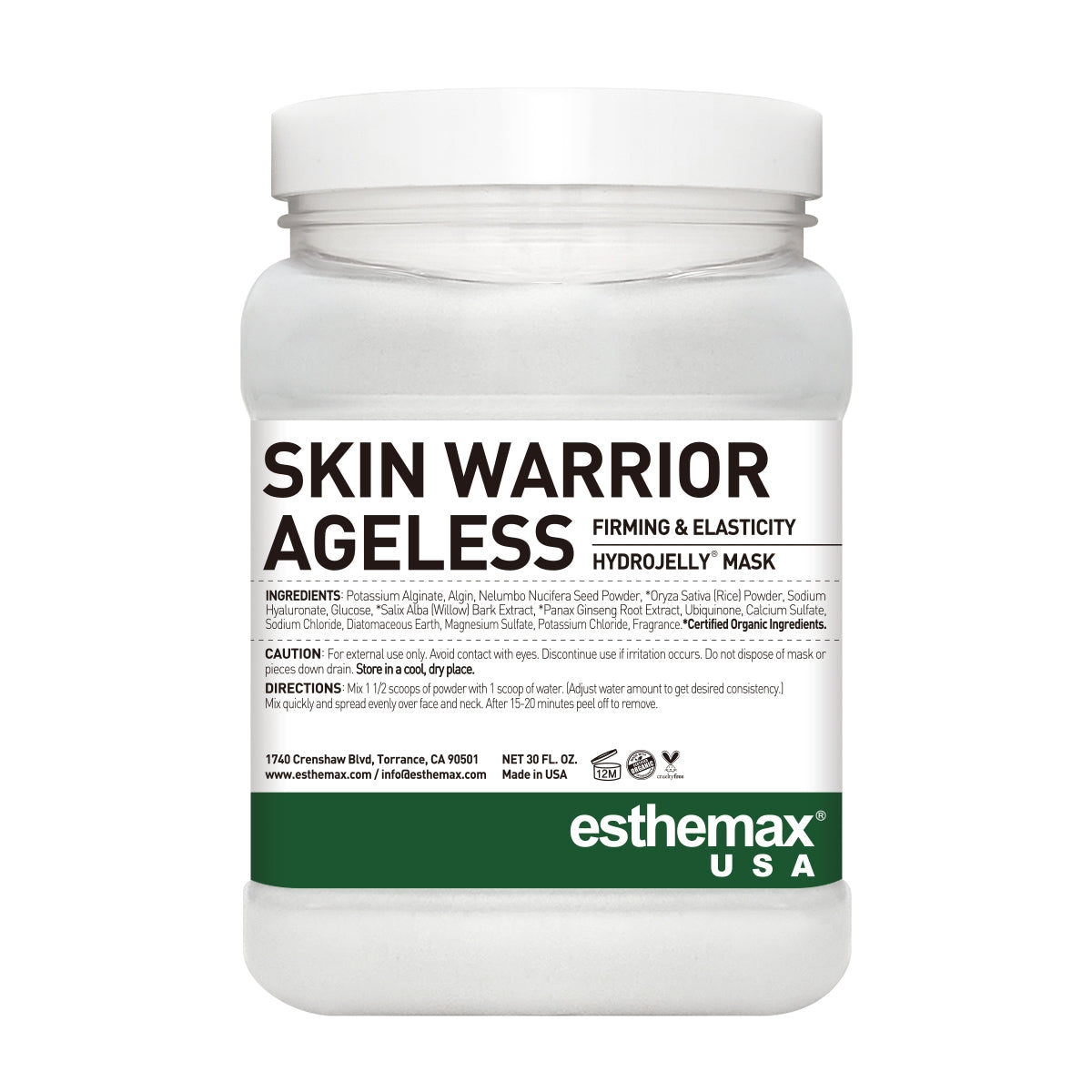 ESTHEMAX HYDROJELLY® MASKS NATURAL (SKIN WARRIOR AGELESS)