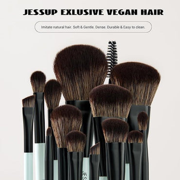 Jessup Makeup Brushes Set 10Pcs