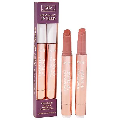 TARTE COSMETICS THINGS GOT JUICIER( SPICED PINK & ROSE QUARTZ SHIMMER GLASS)