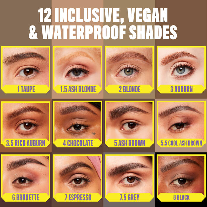 NYX PROFESSIONAL MAKEUP THICK IT STICK BROWS MASCARA (COOL ASH BROWN)