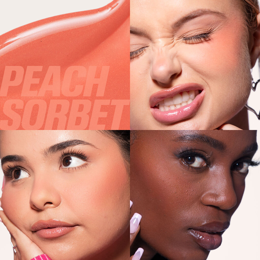HUDA BEUTY MINI BABY BLUSH DUO SET (Cotton Candy and Peach Sorbet - baby pink / peachy tangerine)