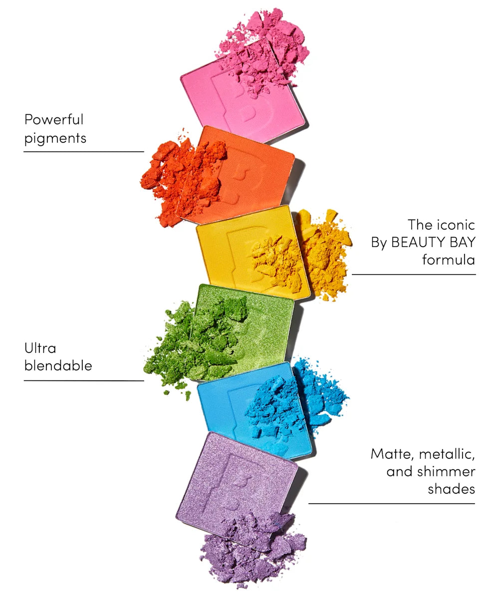 By BEAUTY BAY BRIGHT 42 COLOUR EYESHADOW PALETTE