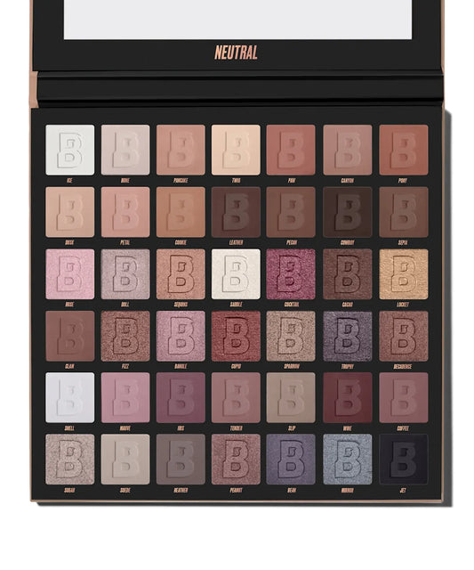 By BEAUTY BAY NEUTRAL 42 COLOUR EYESHADOW PALETTE