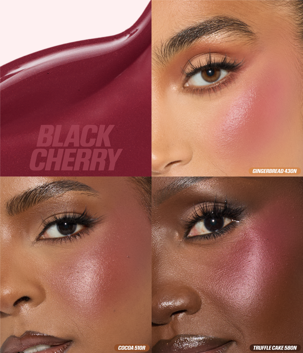 HUDA BEAUTY BABY BLUSH INTENSE MOCKTAIL DUO KIT (INTENSE GUAVA -BLACK CHERRY)
