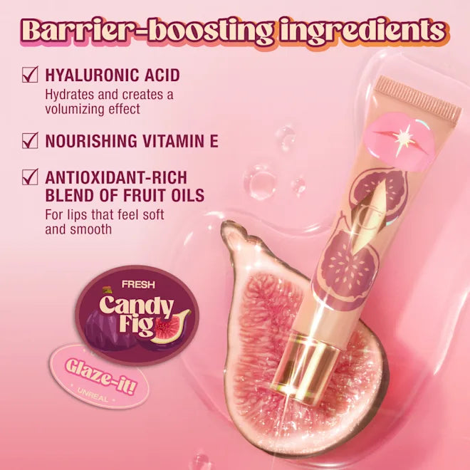 CHARLOTTE TILBURY UNREAL LIPS HEALTHY GLOW NECTAR OIL JUICYLICIOUS PINK WATERMELON (CANDY FIG)