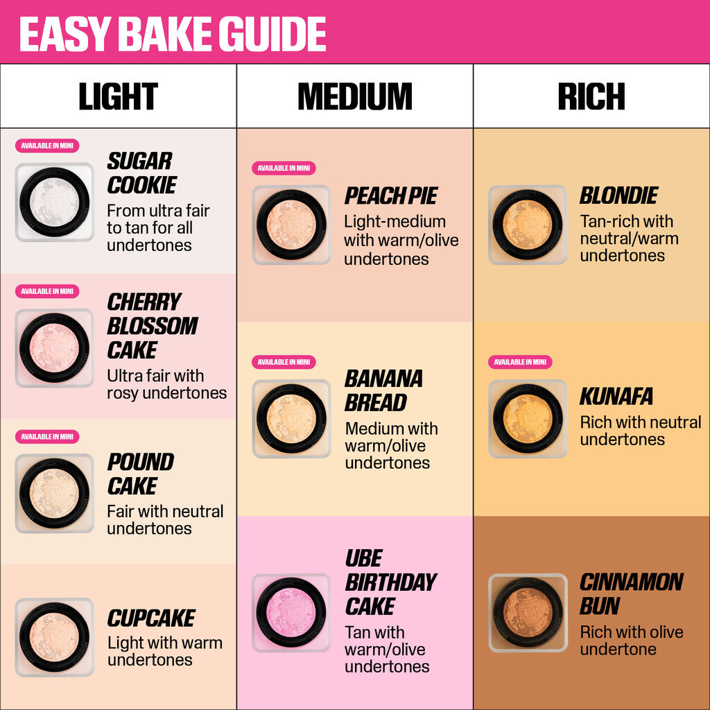Mini Huda Beauty Easy Bake Loose Baking & Setting Powder (peach pie)