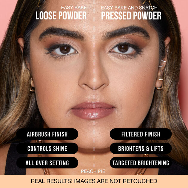 Huda Beauty Easy Bake Loose Baking & snatch (peach pie)