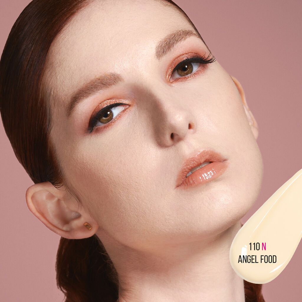 HUDA BEAUTY #FAUXFILTER LUMINOUS MATTE FOUNDATION(110 ANGEL FOOD)