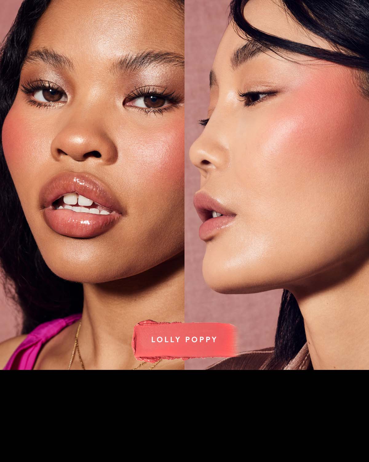 FENTY BEAUTY CHEEKS SUEDE WATERPROOF POWDER BLUSH (lolly poppy)
