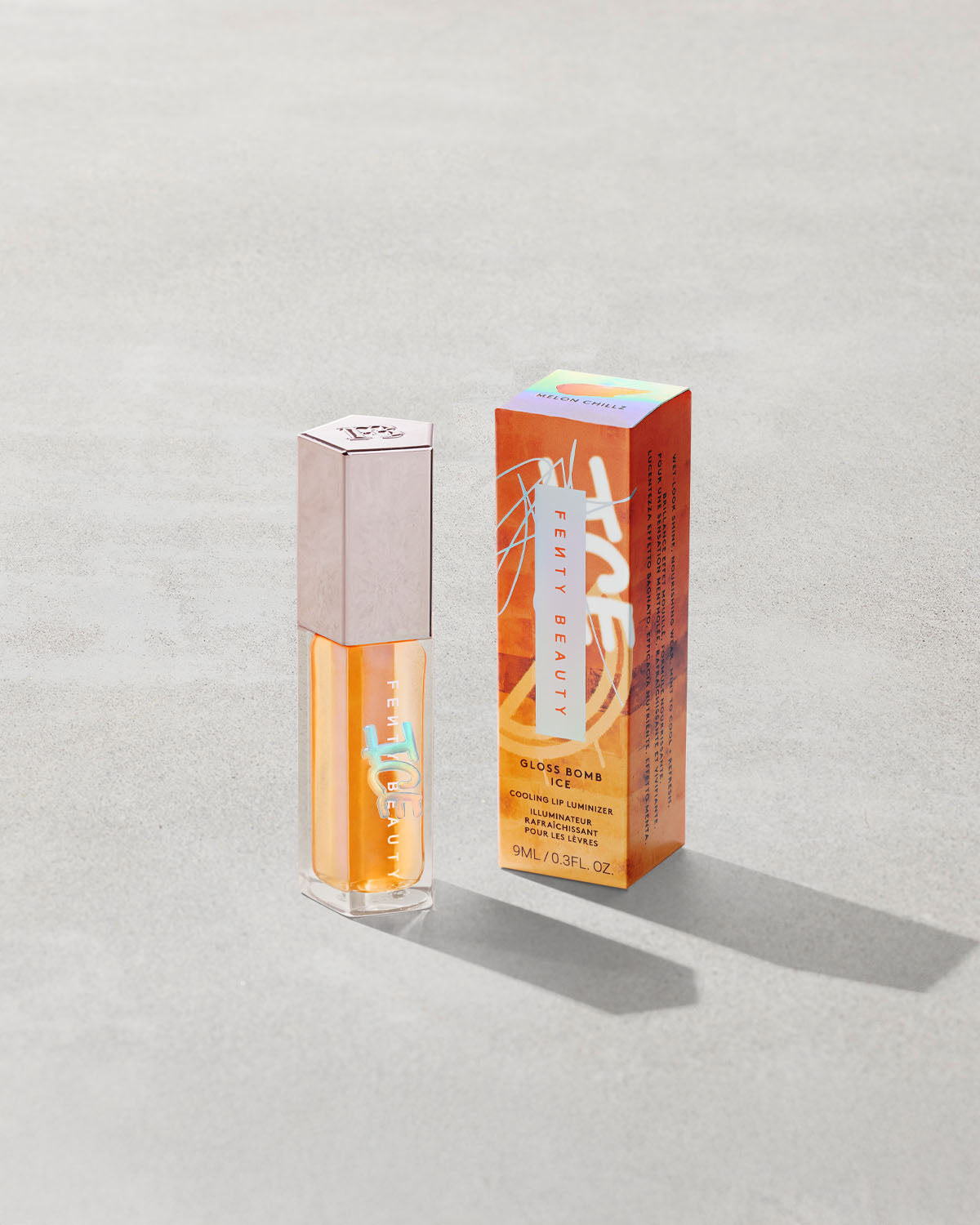 FENTY GLOSS BOMB ICE COOLING LIP LUMINIZER (MELON CHILIZ)