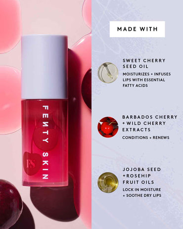 Fenty Beauty Fenty Treatz Hydrating + Strengthening Lip Oil (cherry treat)
