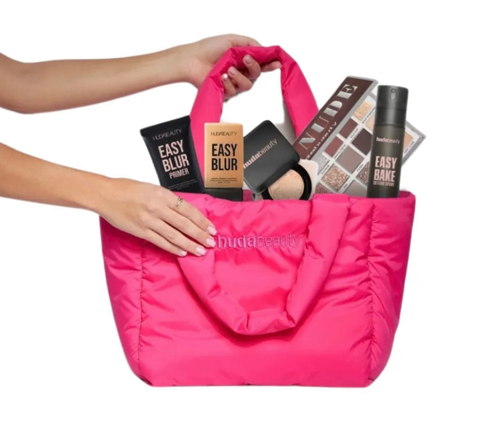 HUDA BEAUTY TOTE BAG PINK